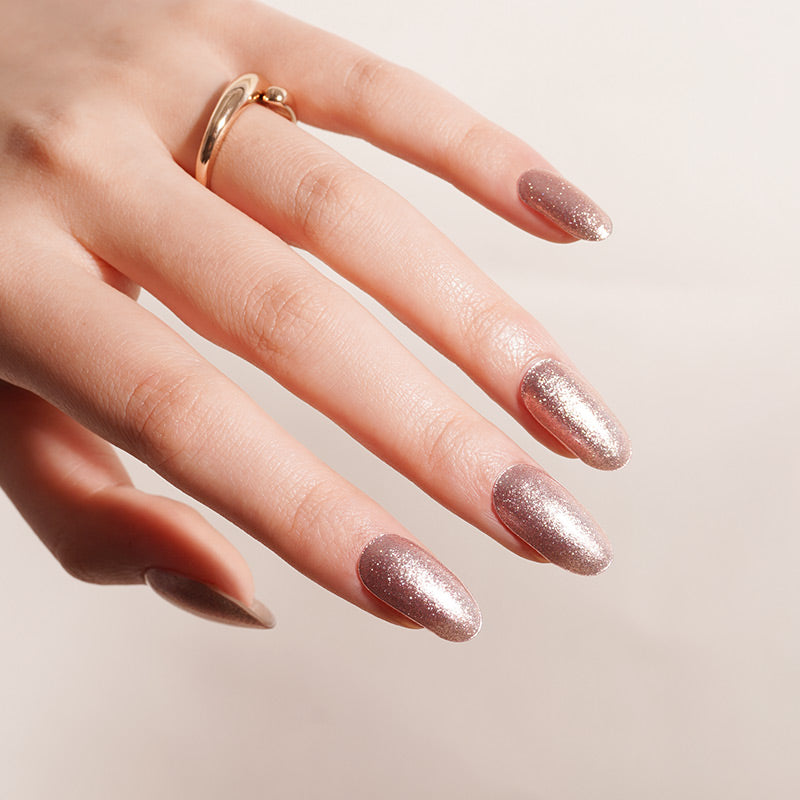 Champagne Rosa | Glitter SempliNail