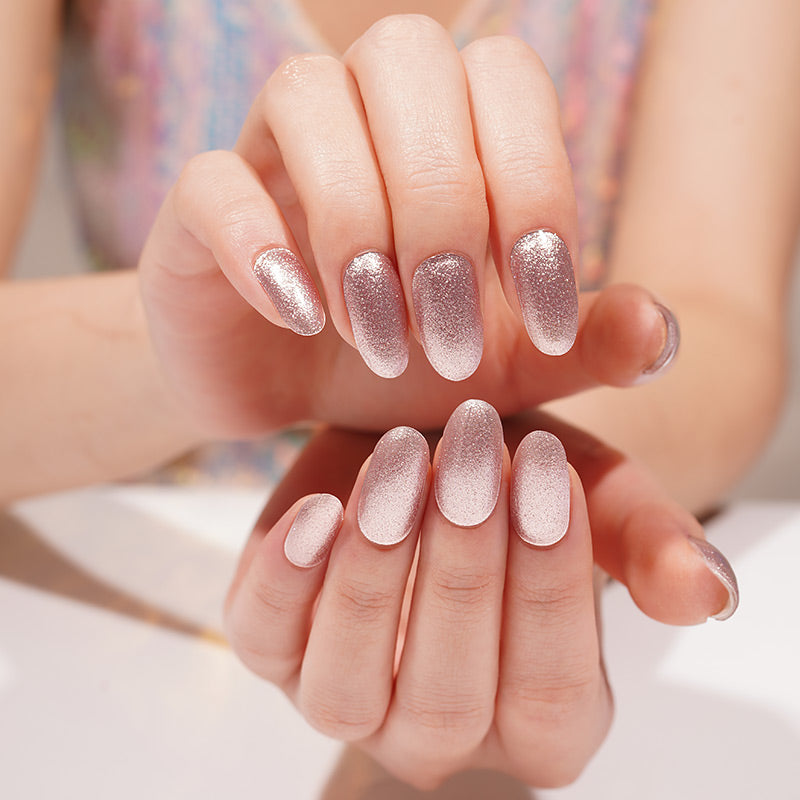 Champagne Rosa | Glitter SempliNail
