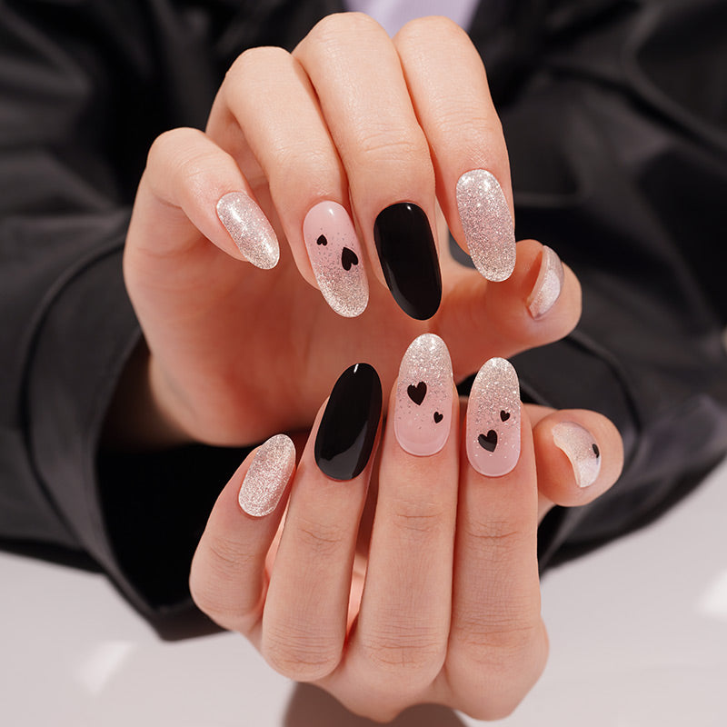 Cuori in Ombra | Glitter SempliNail