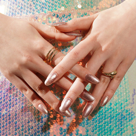 Champagne Rosa | Glitter SempliNail