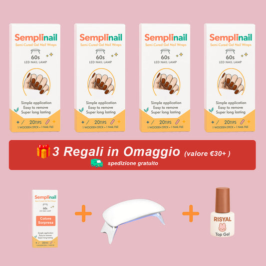Acquista 4 Adesivi Gel e Ricevi 3 Regali in Omaggio! __ Fast Bundle